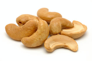 Cashew-pähkinöitä teho